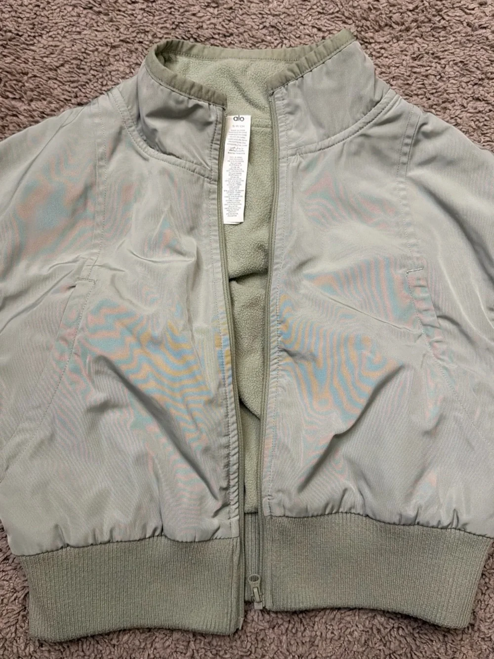 ALO Yoga Sage Lightweight Bomber Jacket